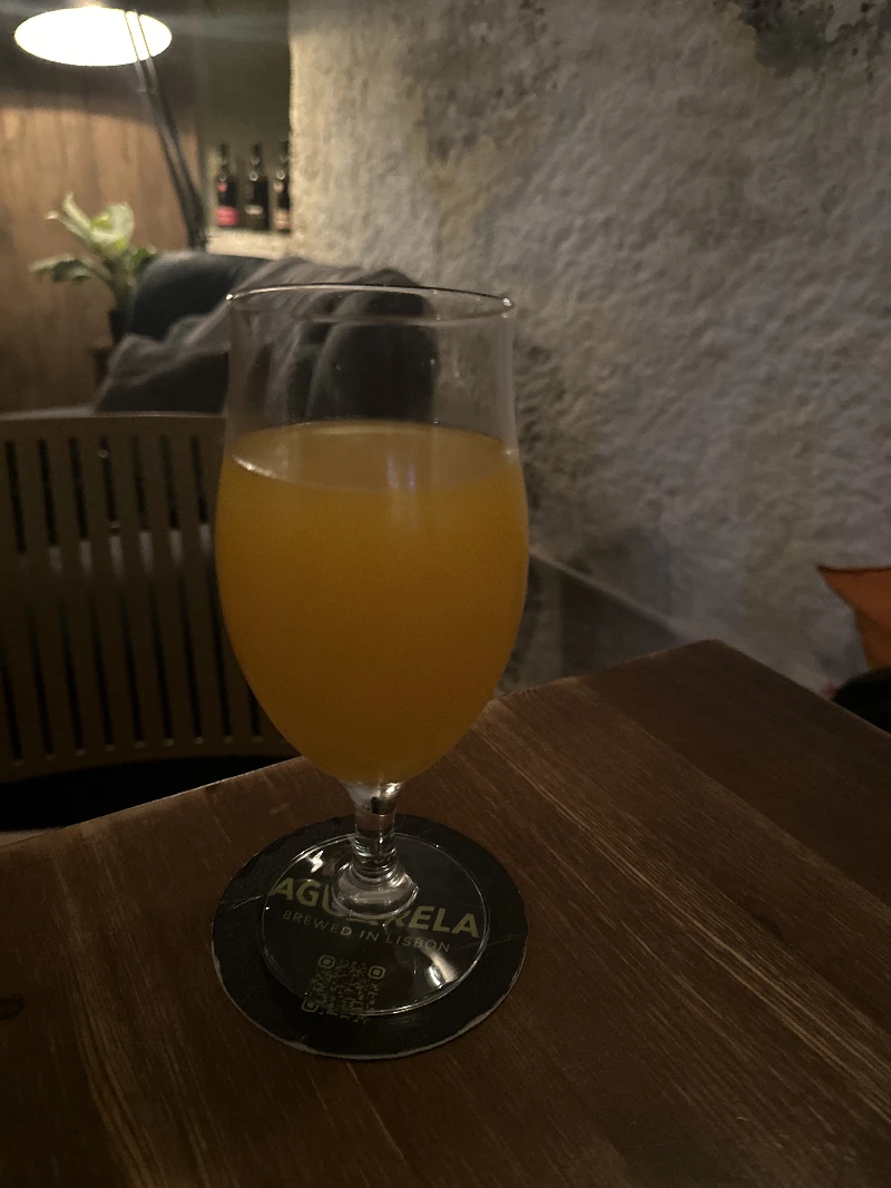 A pint of craft beer at Outro Lado Craft Beer, Lisbon