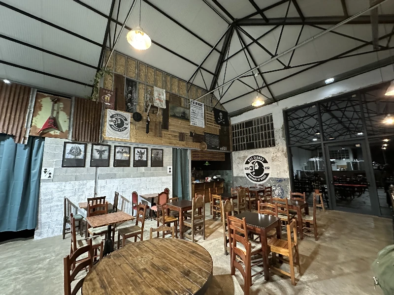 Brewery interior at Cerveja Dos Diabos Porto